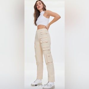 High Rise Cargo Pants